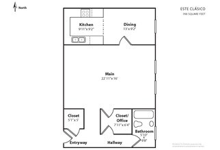 Este Clasico floor plan